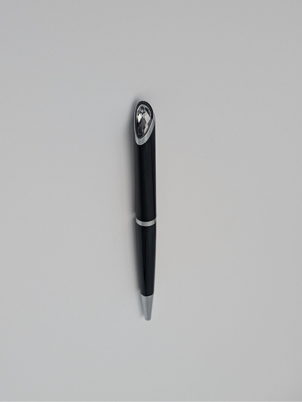 Swarovski Ballpoint Pen - Compact Short Version - Metallic Navy Blue - No Box